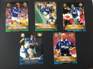 Topps Premier Gold 2002 Complete Set Everton x 5 Inc Star Signing - Picture 1 of 1