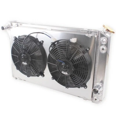 3 Row Aluminum Radiator for 1982-1992 1991 1990 Chevy Camaro / Pontiac Firebird - Image 1 of 4