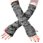 Ripped Hole Gloves Arm Warmers Women Women Grunge Glove Fashionable Miss