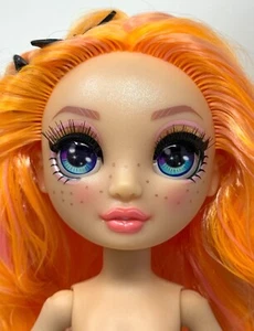 Rainbow High Series 1 Poppy Rowan Nude Articulated Fashion Doll Orange Hair NEW - Picture 1 of 13