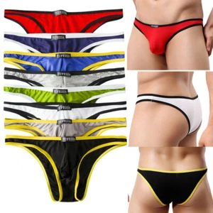 4/6/8 Pack Men's Sexy Modal Low Rise Thongs G-string Briefs Underwear Swimwear - Picture 1 of 14