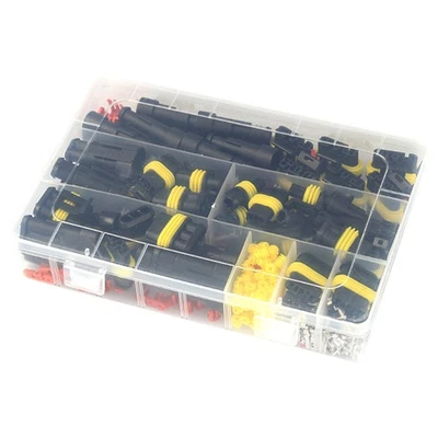 352Pcs HID Waterproof Quick Connector Car Electrical Wire Connector Plug Kit - Image 1 of 4