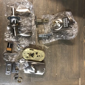 Schlage Camelot Tastatur Sicherheitsset Satin Nickel FBE365 V CAM 619 ACC - Bild 1 von 5