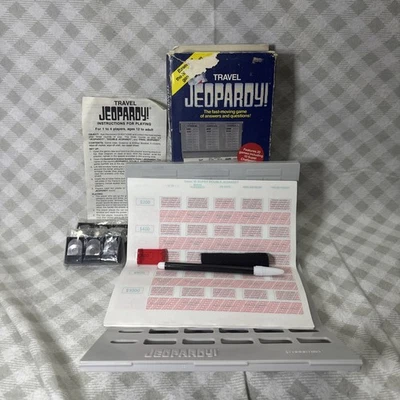 Travel Jeopardy! - Pressman Games To Go - 1990 - Image 1 of 4