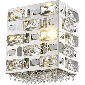 Z-Lite 912-1S-CH-LED Aludra LED 8 inch Chrome Wall Sconce Wall Light - Picture 1 of 7