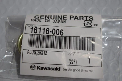 Combustible de drenaje Kawasaki OEM 16116-006 Foto 1 de 2
