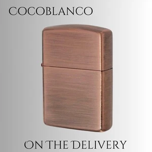 Zippo Limited Edition Solid Copper Armor Case Lighter Black Insert USA New - Picture 1 of 7