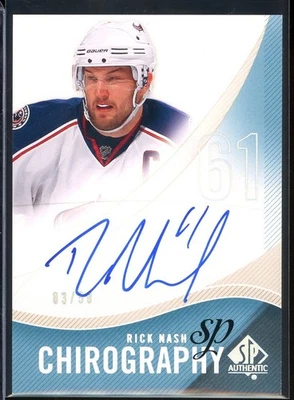 2010-11 SP Authentic Chirography #CRN Rick Nash 03/50 - Image 1 of 2