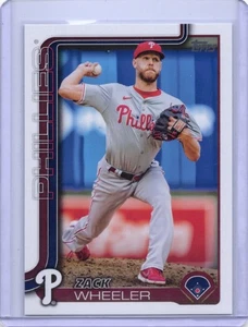2025 Topps Zack Wheeler #218 Philadelphia Phillies - Picture 1 of 2