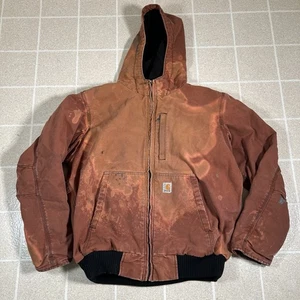 Carhartt Giacca Uomo Grande Nera Full Swing Foderata in Pile con Cappuccio 103371 001 Cappotto - Foto 1 di 11