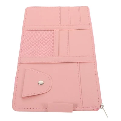  Visera Gafas de sol Soporte Clip Registro de coche Multi-bolsillo Bolsa Documento Foto 1 de 4