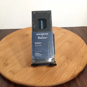 Moleskine x Kaweco Ball Pen Blue ABS Plastic Medium Tip 1.0mm Blue Ink NEW - Picture 1 of 6