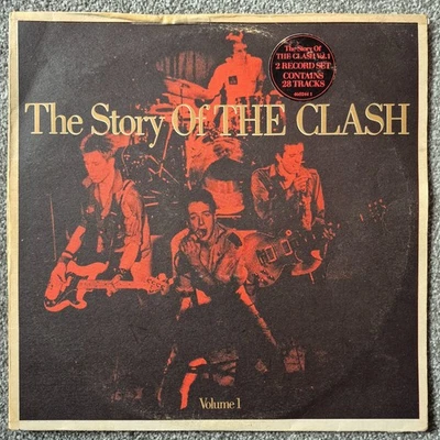 The Clash The Story of The Clash 2 x LP 1988 First Press Vinyl Punk Rock - Image 1 of 4