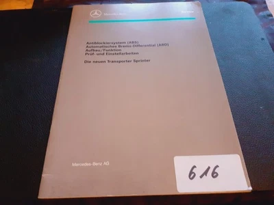 616 Mercedes Einführungsschrift ABS / ABD Transporter / Sprinter - Bild 1 von 4