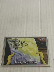 2025 Topps Chrome SpongeBob SpongeBob’s Essay Refractor - Bild 1 von 2