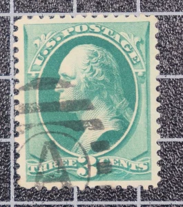 Scott 184 - 3 Cents Washington - Used - PSE Cert Graded 98 SCV - $475.00 - Picture 1 of 3