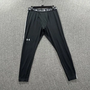 Under Armour ColdGear Compression Pants Mens Large Fitted Tights 1248934 Sports - Picture 1 of 9