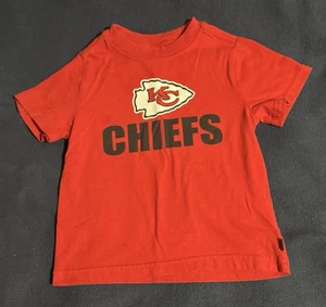 T-shirt Gerber NFL Team Toddler Kansas City Chiefs cotone/poliestere rosso taglia 3T - Foto 1 di 4