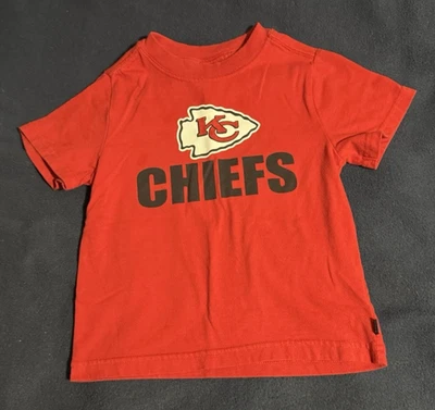 Camiseta roja de algodón/poliéster Gerber del equipo de la NFL para niños pequeños Kansas City Chiefs talla 3T Foto 1 de 4