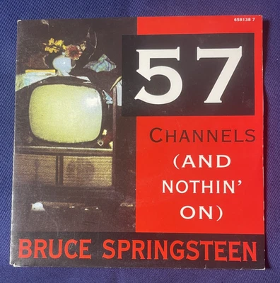 Bruce Springsteen – 57 Channels / Little Steven Mix – Holland 7" 45 - Image 1 of 4