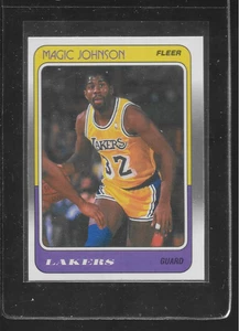 1988-89 FLEER # 67 MAGIC JOHNSON NICE CARD - Picture 1 of 2