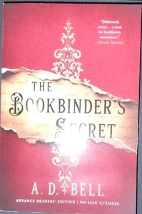 2025 The Bookbinder's Secret By A.D. Bell Advanced Readers Copy Paperback New - Imagen 1 de 2