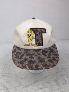 Rare Vintage 1993 Looney Tunes Tweety Paisley Baseball Hat OS - Picture 1 of 7