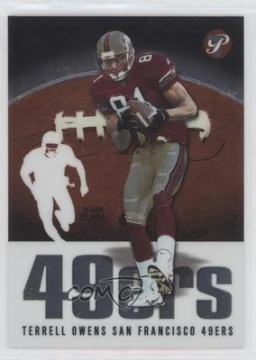 2003 Topps Pristine Terrell Owens #23 HOF - Image 1 of 2