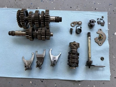 Yamaha Yz250f Yz 250f 03-05 2005 Complete Transmission Gears Shafts Forks - Image 1 of 4