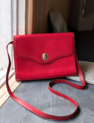 Vintage Dior Red Mini Shoulder Bag - Image 1 of 4