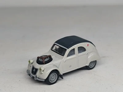 Jouef Citroën 2CV Sahara En Métal Pour Maquette Décoration 1/87 ho train sncf - Photo 1/3