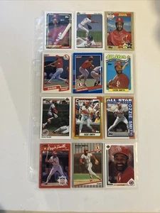 Lote de 12 tarjetas Ozzie Smith Cardenales de San Luis Salón de la fama - Imagen 1 de 2
