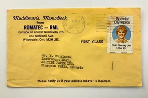Romatec RML Special Olympics Stamp 1979 Ontario Postal History DD524 - Picture 1 of 6
