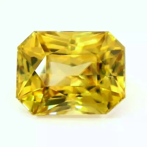 CERTIFIED Natural Zircon 11.53 carat -13X10mm Yellow Sri Lanka Loose Gemstone - Bild 1 von 8
