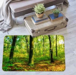 3D Sommerwald R024 Antirutsch Teppich Matte Rund Elegant Carpet Panda - Bild 1 von 5