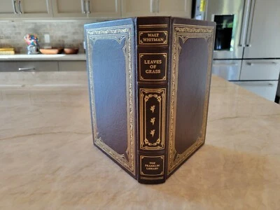 Leaves of Grass by Walt Whitman The Franklin Library Leather Bound 1981 Foto 1 de 3
