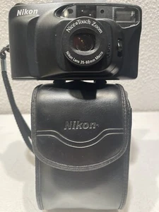 Nikon Nice Touch Zoom 35mm Point & Shoot Camera w/ Original Case #X - Picture 1 of 2