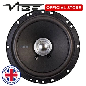 VIBE Critical Link 6.5" 40W Car Audio Replacement Dual Cone Coaxial Speaker x1 - Picture 1 of 2