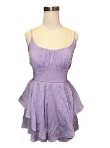 Altar’d State Women’s Purple Ruffle Romper Size Medium - Picture 1 of 11