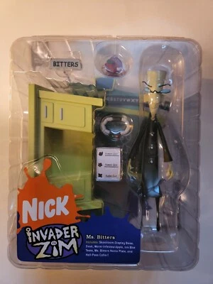 INVADER ZIM Ms Bitters Miss Palisades 2004 Series 1 Of Doom Figure Hot Topic NIB - Image 1 of 3