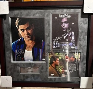Goodfellas Ray Liotta Autographed Signed Paul Sorvino Henry Hill Photo Frame JSA - Picture 1 of 4