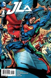 JLA JUSTICE LEAGUE OF AMERICA #1H SUPERMAN VARIANT COVER NM AUG 2015 - Picture 1 of 1