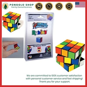 Rubik's Cube Pocket Sized 3D Puzzle Brain Teaser for Fun and Skill Building - Picture 1 of 4