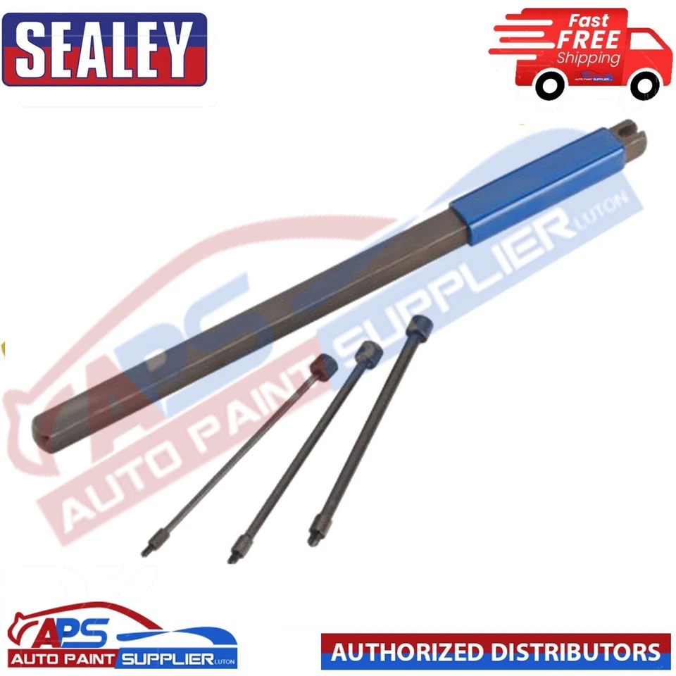 Sealey VS801 Car Door Hinge Pin Extractor Removal Tool Extractor 4 Piece Set - Image 1 of 1
