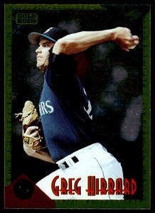 1994 Score Rookie & Traded Gold Rush RT15 Greg Hibbard  Seattle Mariners
