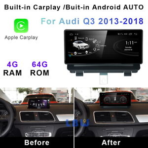 For Audi Q3 8U 2013-2018 Android 10 Car GPS Head Unit Dash Navi Wireless Carplay