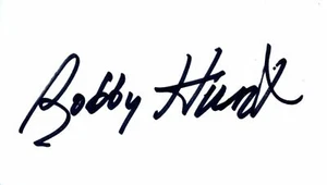 Bobby Hunt signed autographed Auto 3.5 x 2 Cut NFL 60s - Picture 1 of 1