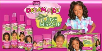 African Pride Dream Kids Olive Miracle Moisturizing Detangling Hair Care Product