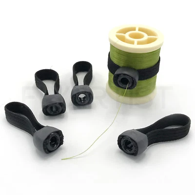 HARELINE DUBBIN, INC. FLY TYING SPOOL HANDS - 1" Fits Standard Thread & Tinsel Spools - 5 Pack NEW!