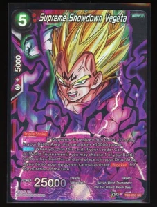 Supreme Showdown Vegeta TB2-005 SR Foil Dragon Ball Super Card Game Masters DBS - Picture 1 of 9